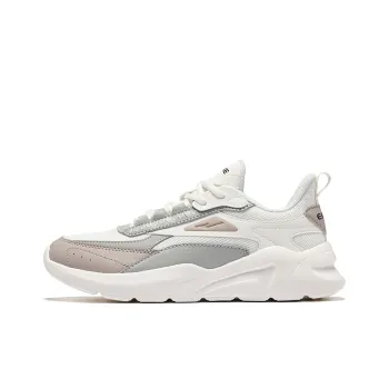 Erke Sound In Unison Wear Resistant Slip Resistant Low Top Casual Shoes Women's Microcrystal White Light Gray