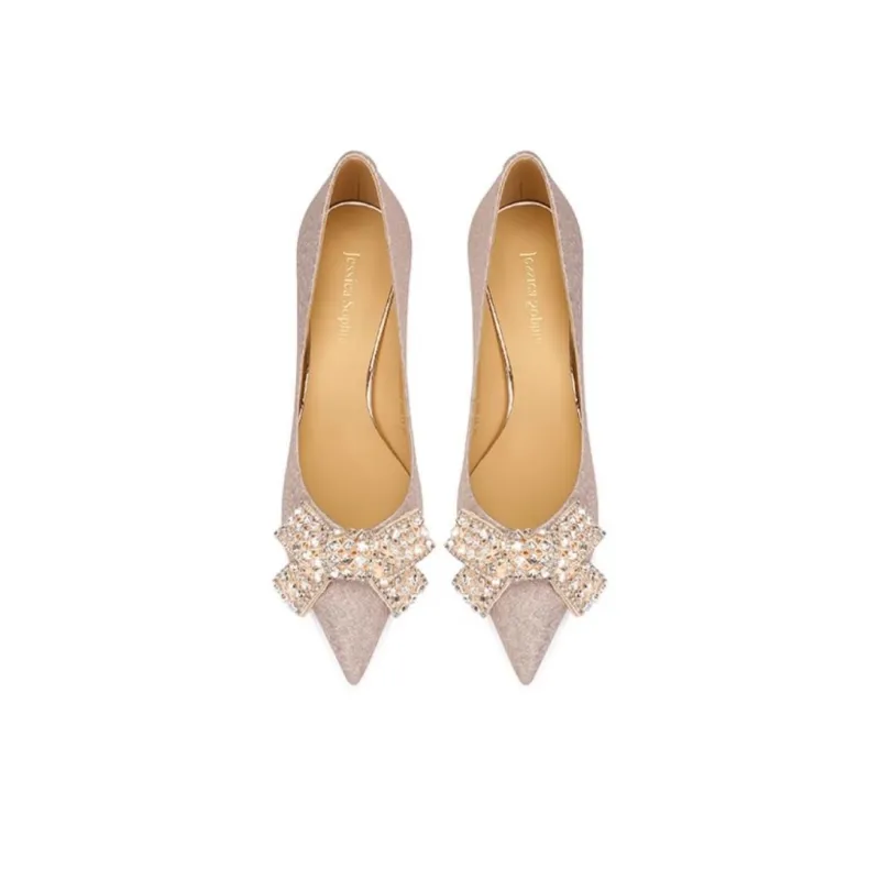 JESSICA SOPHIA Slim Heel High Heels 6cm Women's-4