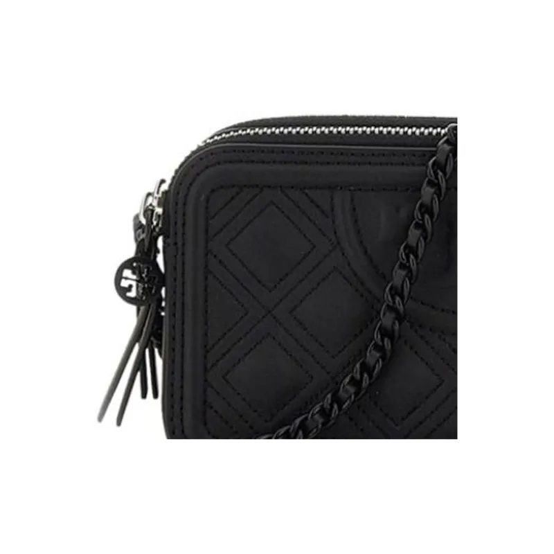 TORY BURCH Leather Crossbody Bag Women's Black-2