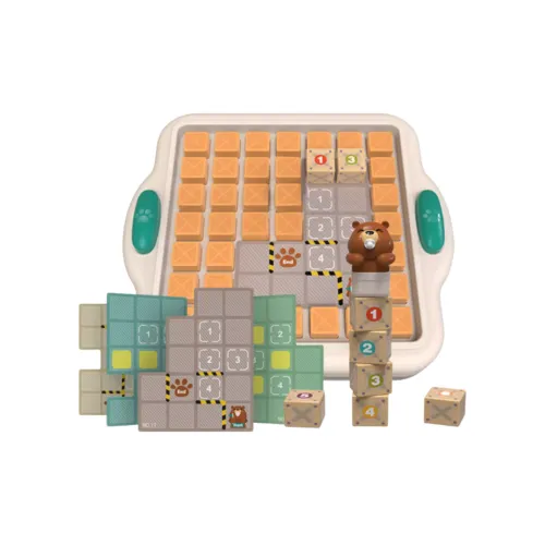 TOPBRIGHT Bear Pushing Box Logic Game Training Concentration Board Games