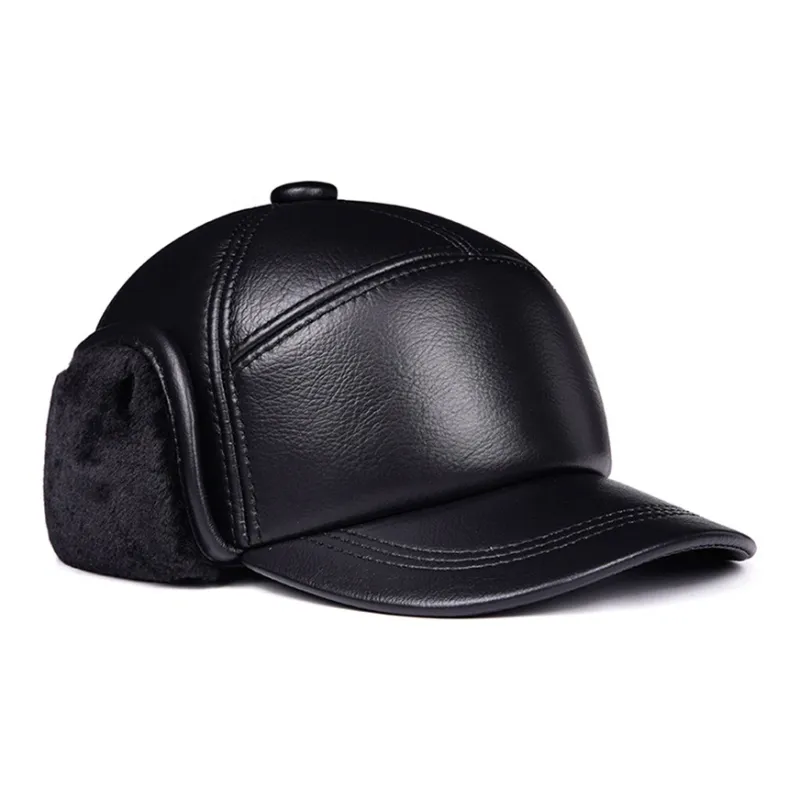 PIERRE CARDIN Cowhide Sheepskin Polyester Baseball Caps Men's-1