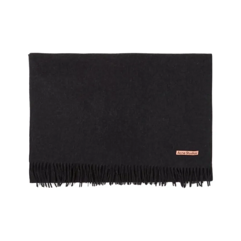 Acne Studios Fringed Wool Scarf-1