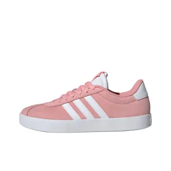 Adidas VL COURT 3.0 Anti Slip Wear Resistant Low Top Skateboard Shoes Women's Pink