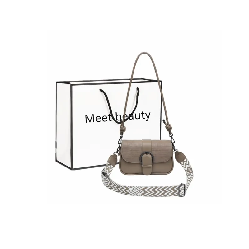 Fitchell PU Crossbody Bag Regular Women's Brown/Black/Green/Dark Khaki/Mud/Camel/Ecru-4