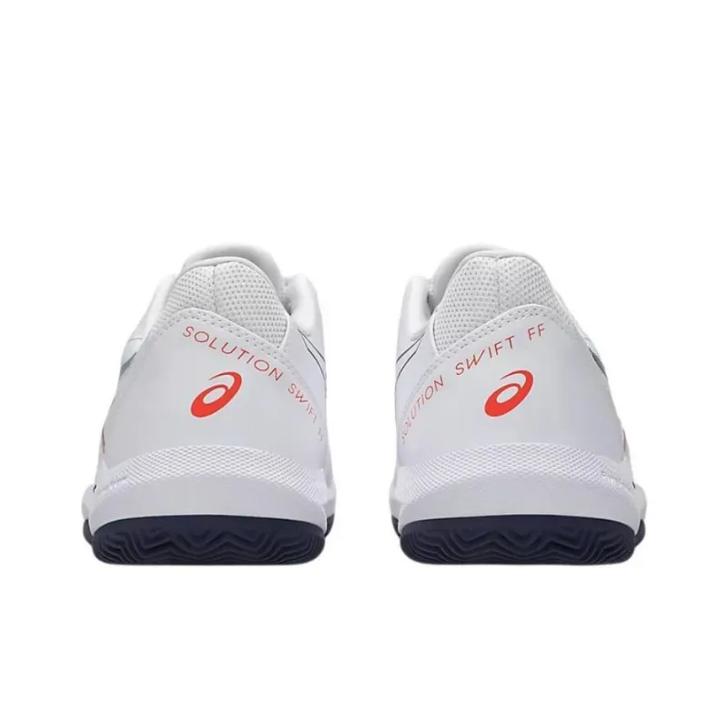 Asics Solution Swift Ff 2 Clay White Nova Orange-5