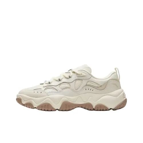 Anta Life Collection Anti Slip Wear Resistant Low Top Casual Shoes Women's Ecru