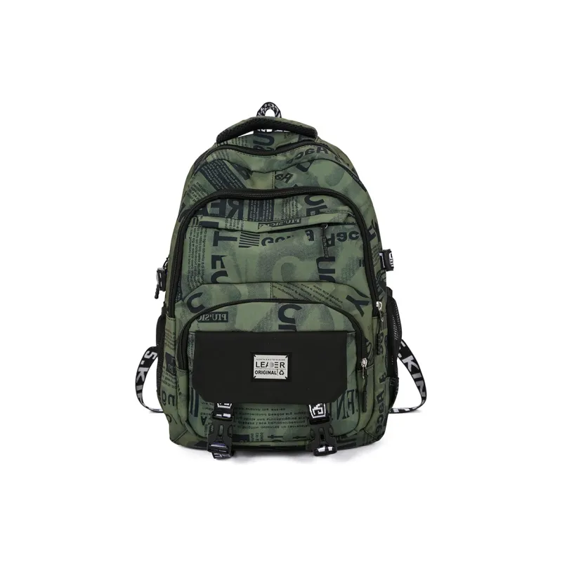 KAMLUI Neb Backpack Regular Unisex Black/Green-5