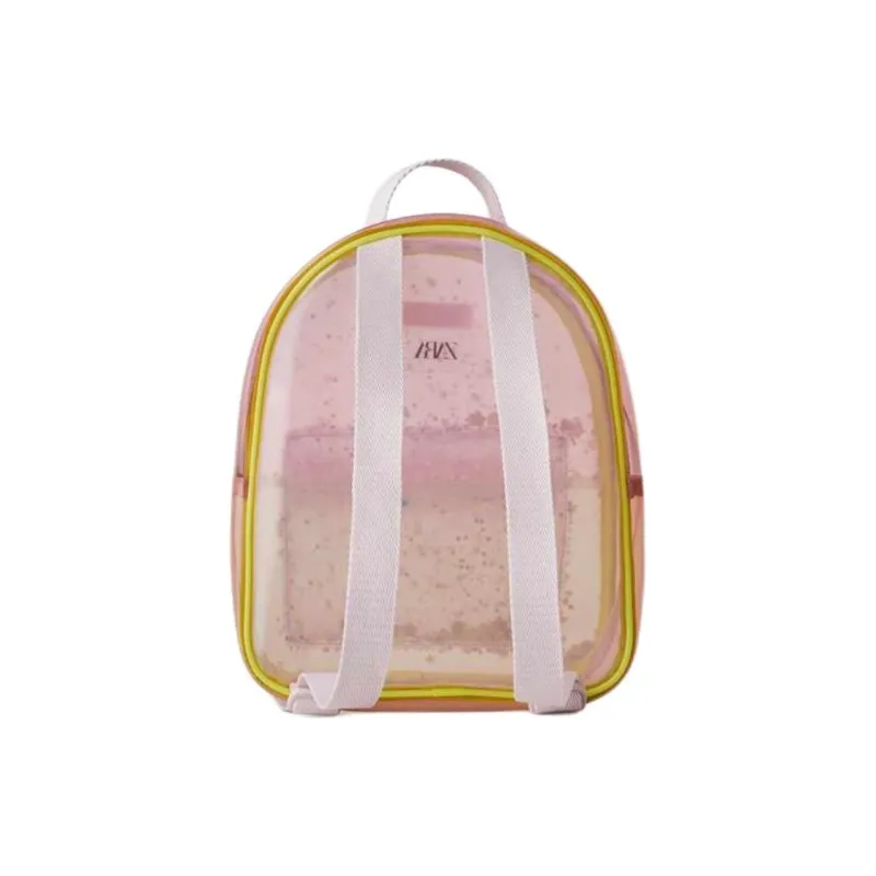 ZARA Polyurethane Backpack Mini Kids' Multicolor-3