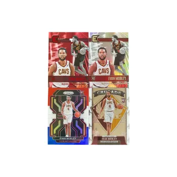 PANINI 2021 22 Knight, Rising Stars, Evan, Mobley, Rising Stars, Silver Fold Card, Tricolor Fold Sports Cards 4 Pcs
