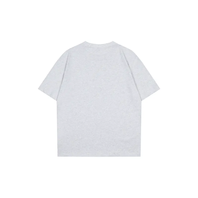 *EVAE+MOB T-Shirt Unisex White Heather Gray-1