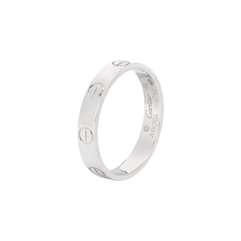 CARTIER 18K White Gold Rings Unisex-0