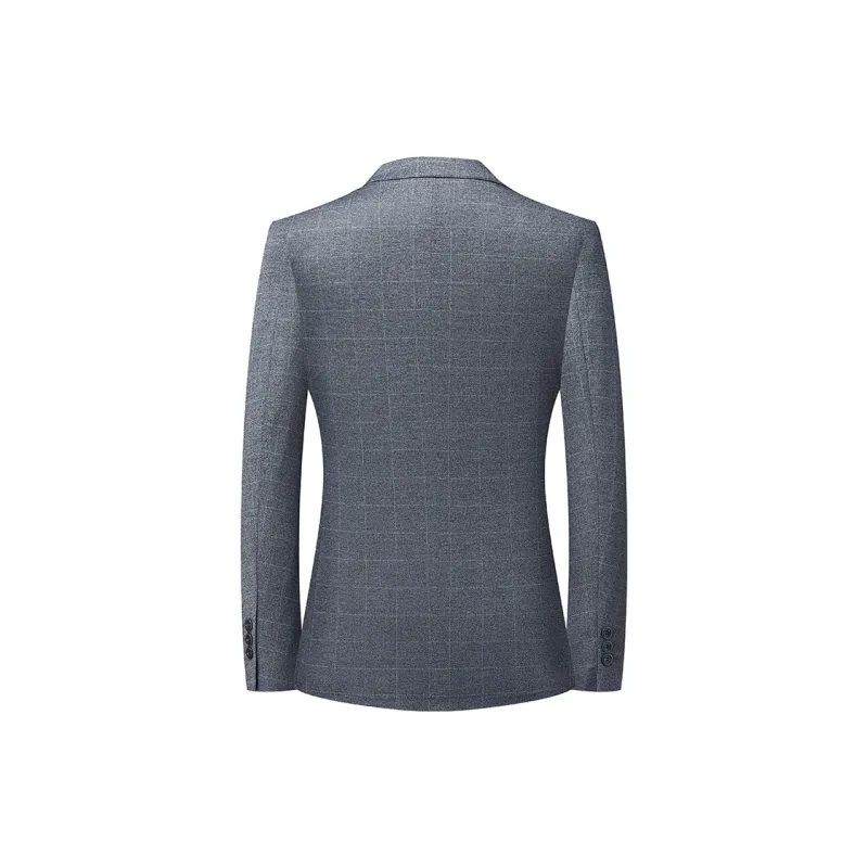 PIERRE CARDIN Business Suit Men's Blue Gray-2