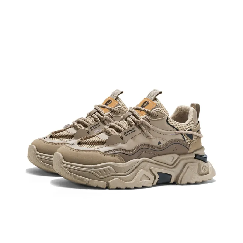 HACKBUTEER Low Top Chunky Sneakers Men's Box-13