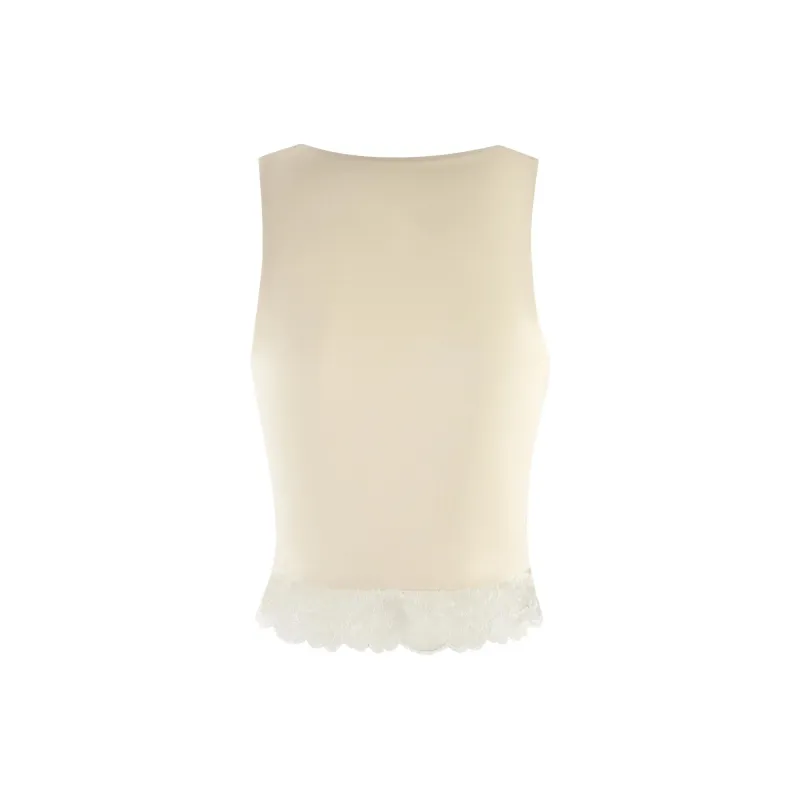 Tiger Mist DIONE LACE TOP Camisole Women's Cream-1
