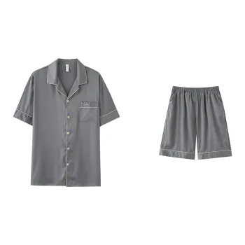 XUANZHITING Pajama Set Men's Gray
