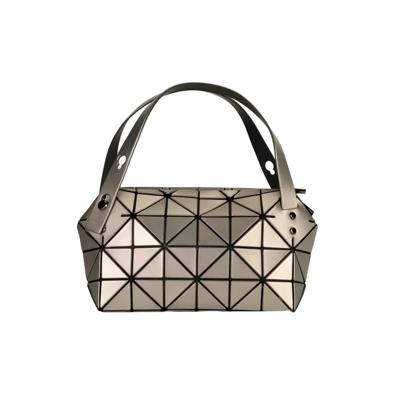 ISSEY MIYAKE Polyvinyl Chloride Resin Handbag Mini Women's Silver-0