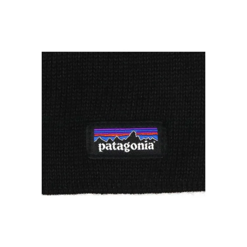 Patagonia Recycled Polyester Beanies Unisex Black-3