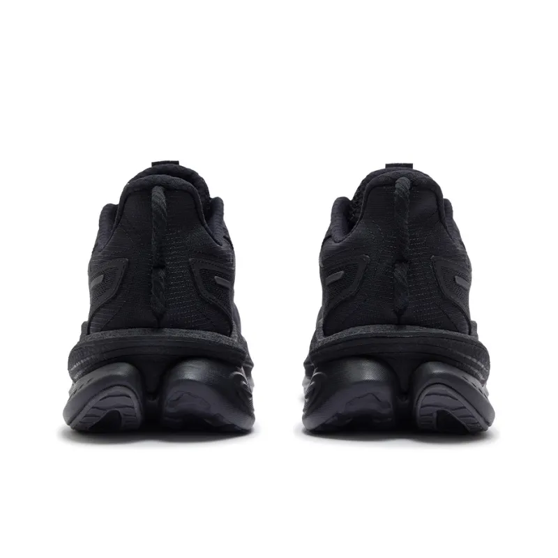 361° Fiery Red 5 Cushioned Slip Resistant Abrasion Resistant Low Top Casual Running Shoes Men's Obsidian Black-3