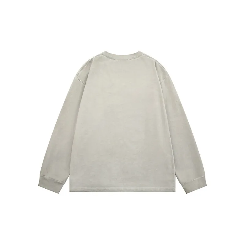 Qnxeey Sweatshirt Unisex Mecha Silver-1