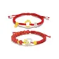 Silver 925-Peaceful Buckle Rope Bracelet, Couple's