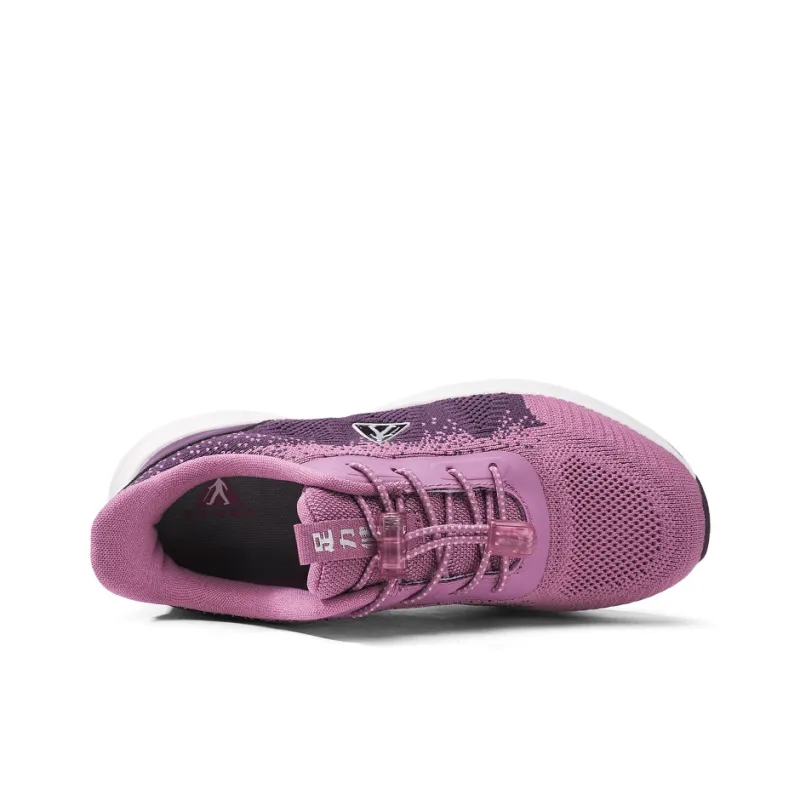ZULIZ Sports Elderly Shoes Casual Shoes Women's Low Top Khaki/Cherry Blossom Pink-10