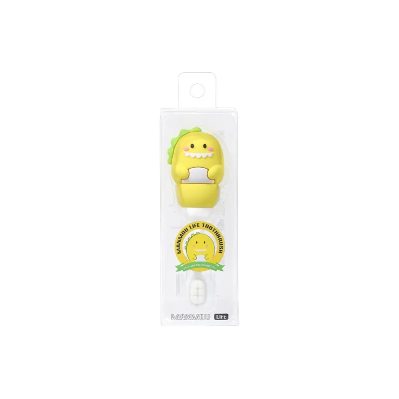 CHENYISHENG Cartoon Dinosaur 100-Bristle Toothbrush Cute Independent Packaging Soft Bristles Kids Compatibility-5