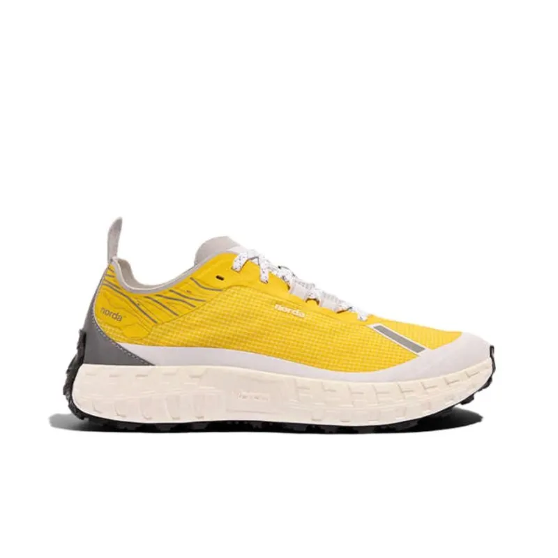 NORDA 001 Durable Breathable Low-Top Running Shoes Men's Bright Yellow-1