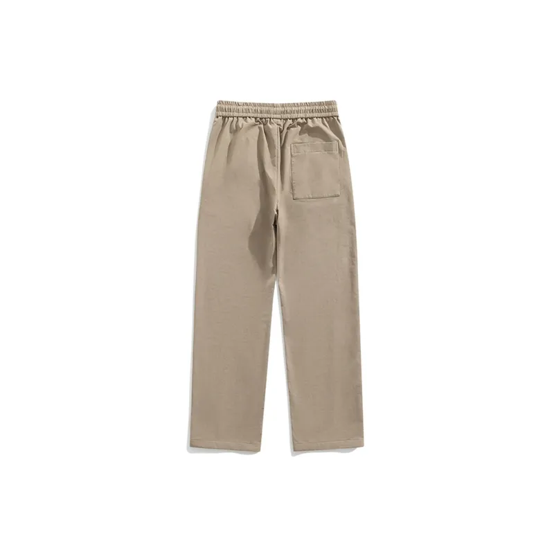 Devanro Casual Pants Men's Khaki-16