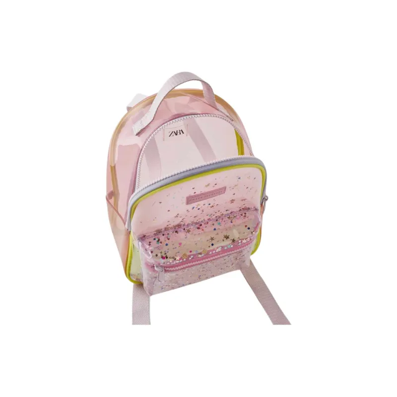 ZARA Polyurethane Backpack Mini Kids' Multicolor-4