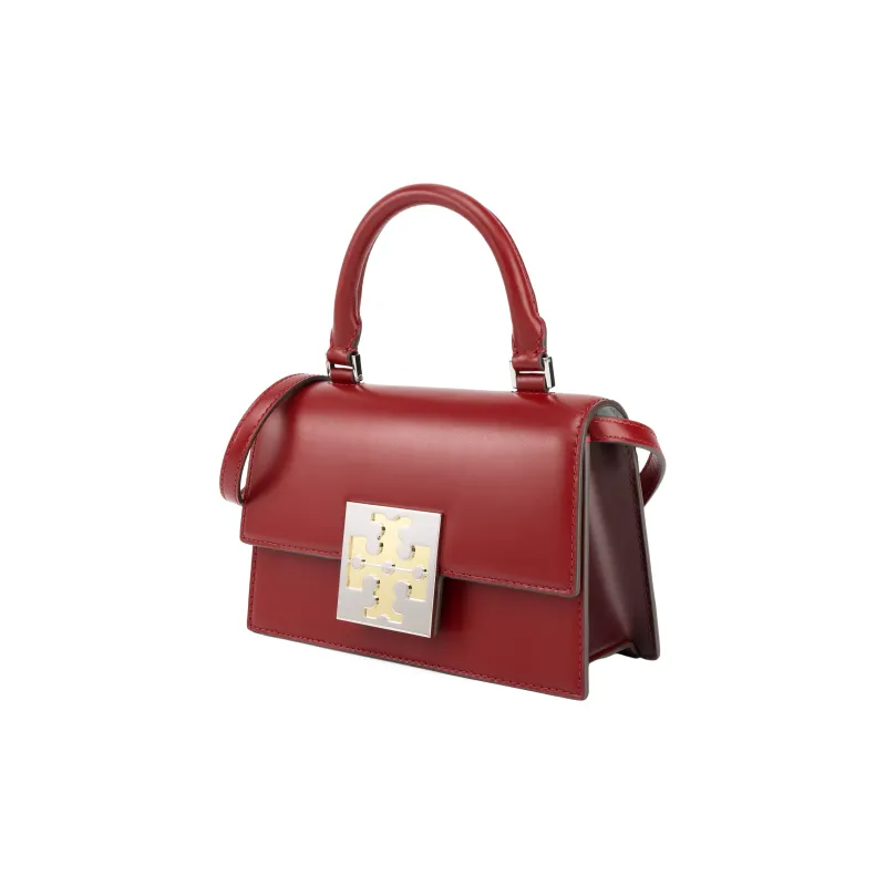 TORY BURCH BON BON Calfskin Shoulder Bag Crossbody Bag Handbag Mini Women's Brick Red-1