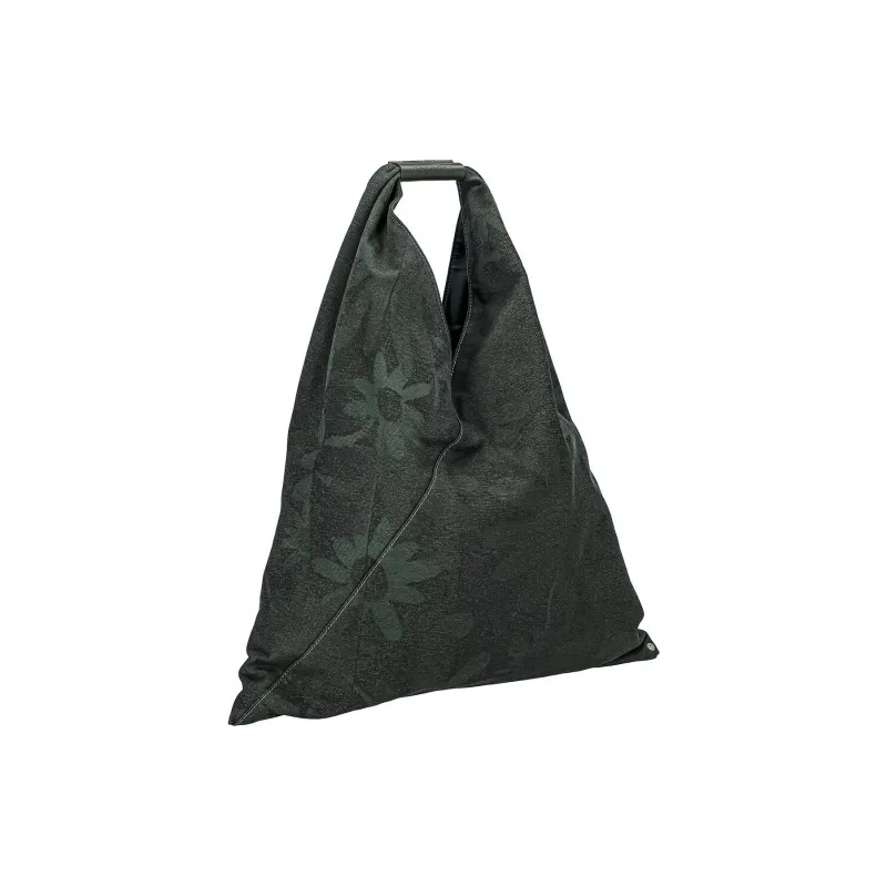 MM6 Maison Margiela Cotton One Shoulder Handbag Women's Khaki/Green-0