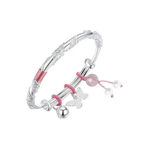 Bailijin S999 Fine Silver Sterling Silver Bracelets Unisex