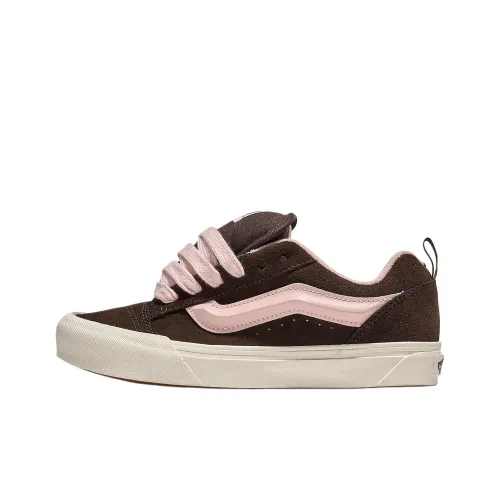 Vans Knu Skool Anti Slip Wear Resistant Low Top Skateboard Shoes Unisex Tan