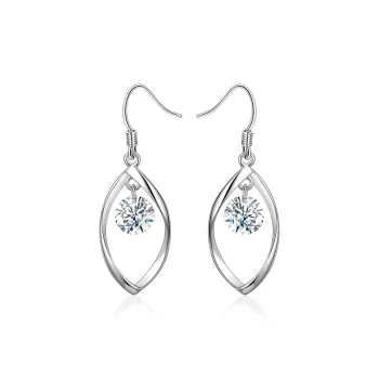 CENTURY&KINDLE S925 Silver Earrings Women's