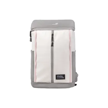 RSL Badminton Racket Bags 3 Handfuls Backpack White Gray Unisex Independent Shoe Compartment