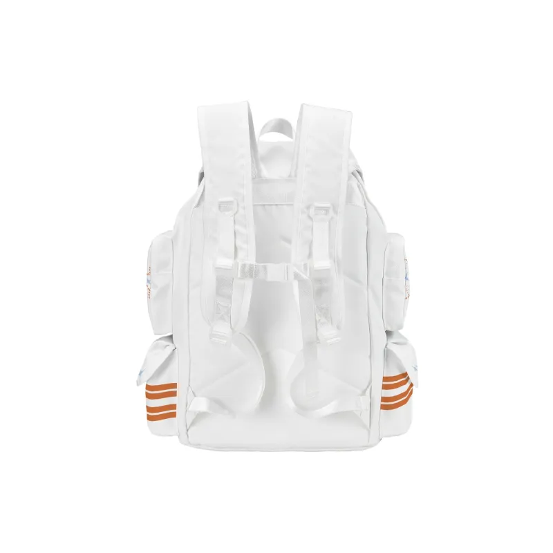 COEXISTENCE Polyester Commute Travel Versatile Backpacks Large Size Unisex White-37