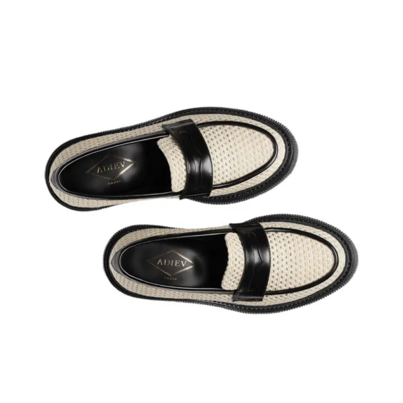 ADIEU PARIS Type 159 Loafers Men's Beige-3