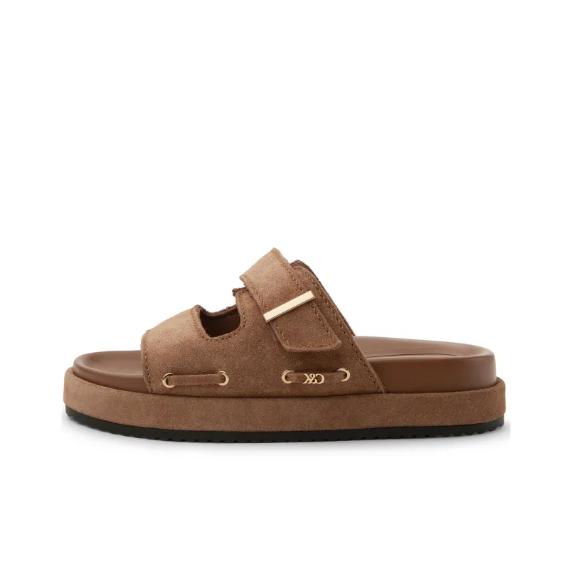 CHARLES&KEITH Composite Sole Slide Slippers 2.6cm Women's-4