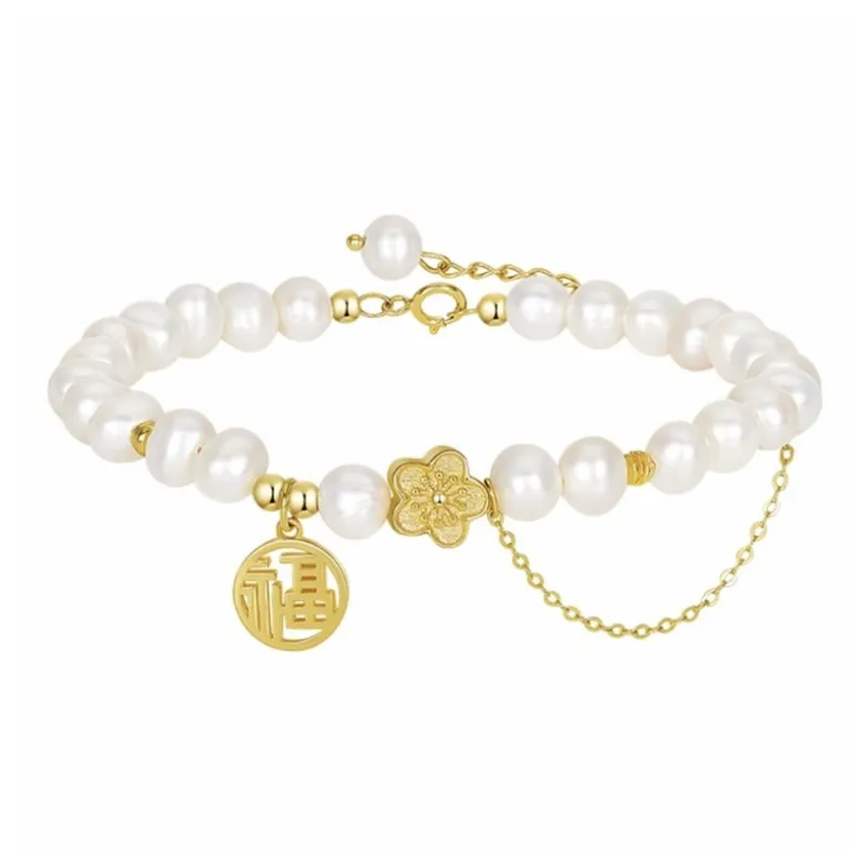KING TAI SANG Shell Pearl Bracelets Unisex-0