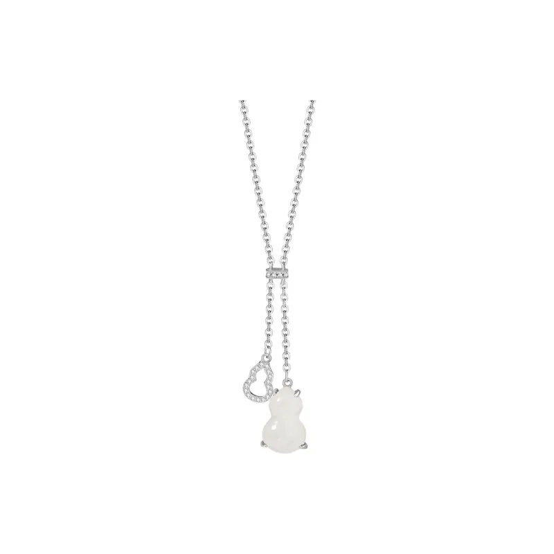 Golden Bliss Chalcedony Necklaces Women's-0