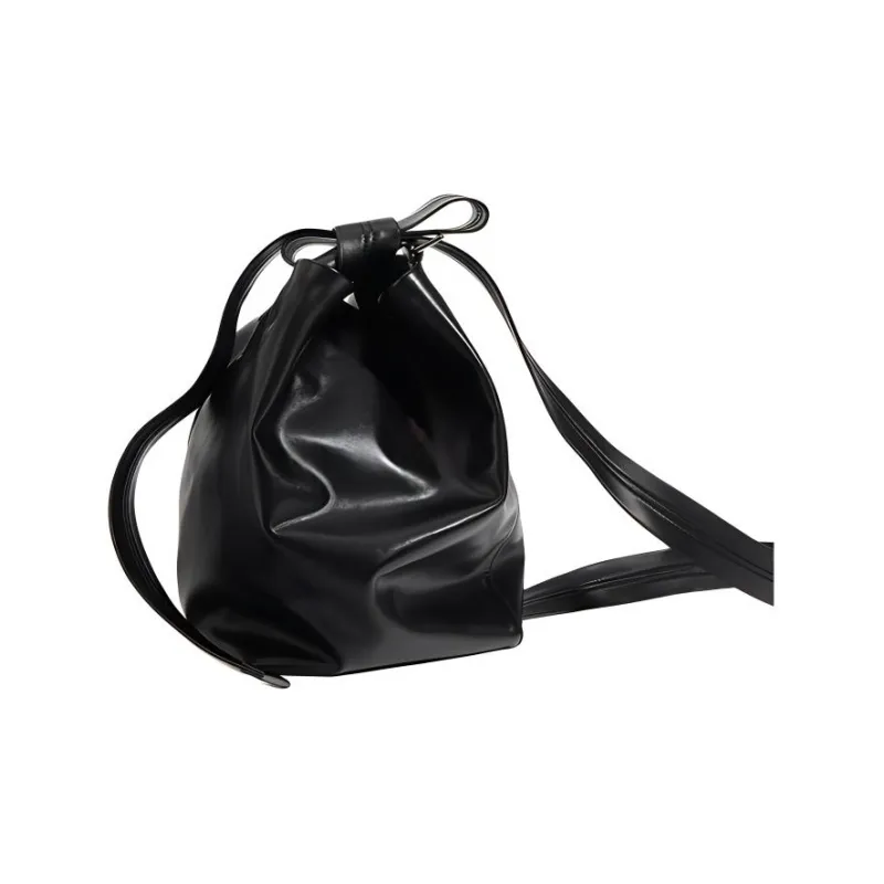 LARTIGENT Cow Leather Shoulder Bag Women's Chocolate/Black/Pearl Gray-7