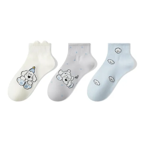 Moremoli Ankle Socks Women's 3 Pack