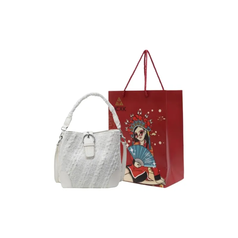 HCXK Fabric Bucket Bags Handbags Women's Multicolor-4