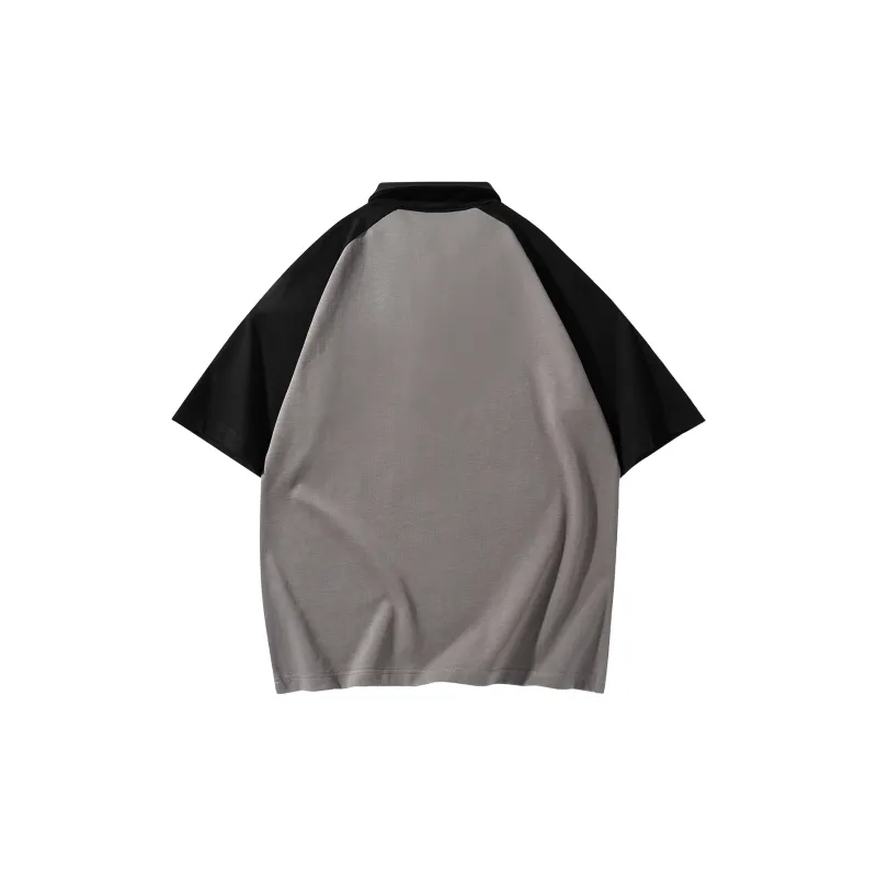 Magmode Polo Shirt Unisex Taupe Black-1