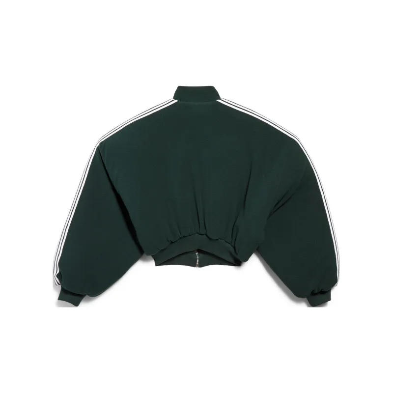 Balenciaga SS25 LOOP SPORTS ICON ROUND Jackets & Coats Loose Fit Unisex Green-1