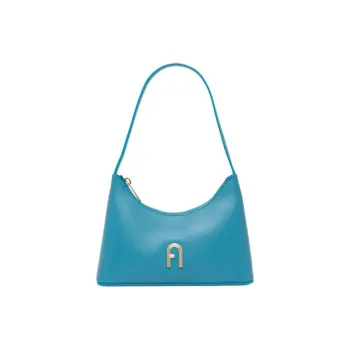 Furla Leather Handbag, Shoulder Bag Women's Blue