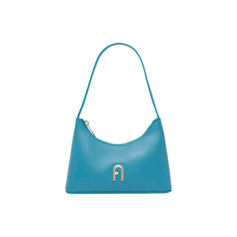 Furla Leather Handbag, Shoulder Bag Women's Blue-0