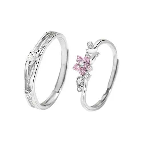 QIANCHANG 999 Fine Silver Rings Unisex