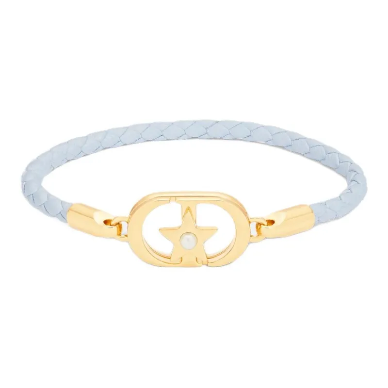 DIOR Resin, Calfskin, Metal Bracelets Women's Sky Blue-0