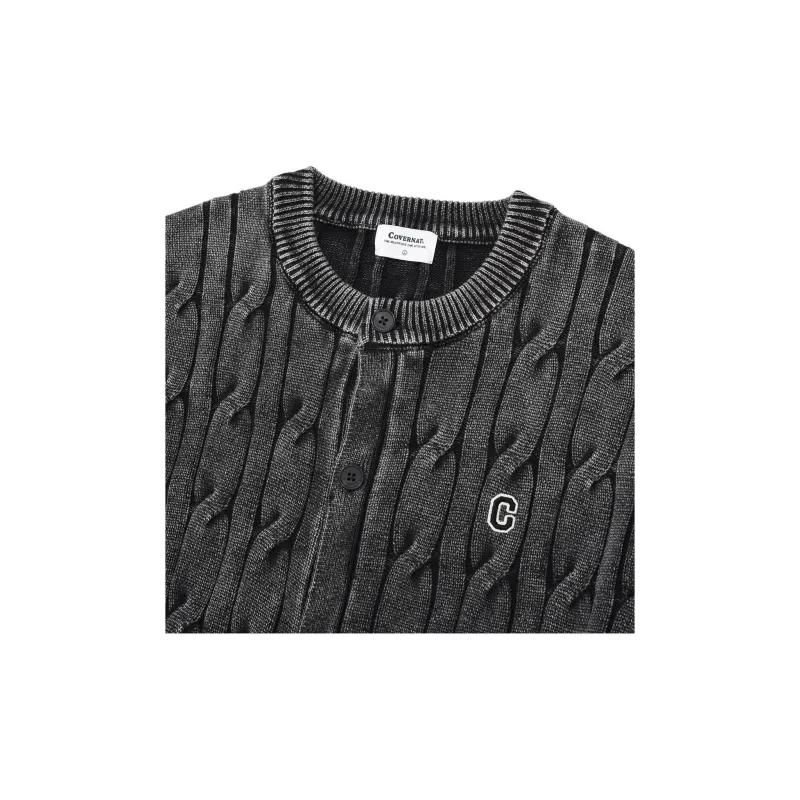 COVERNAT FW24 Knitwear Unisex Charcoal-6
